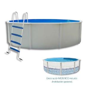 Piscina acero circular 350x120 cm