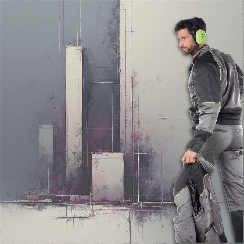 Cazadora Tergal Gris 2