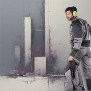 Cazadora Tergal Gris