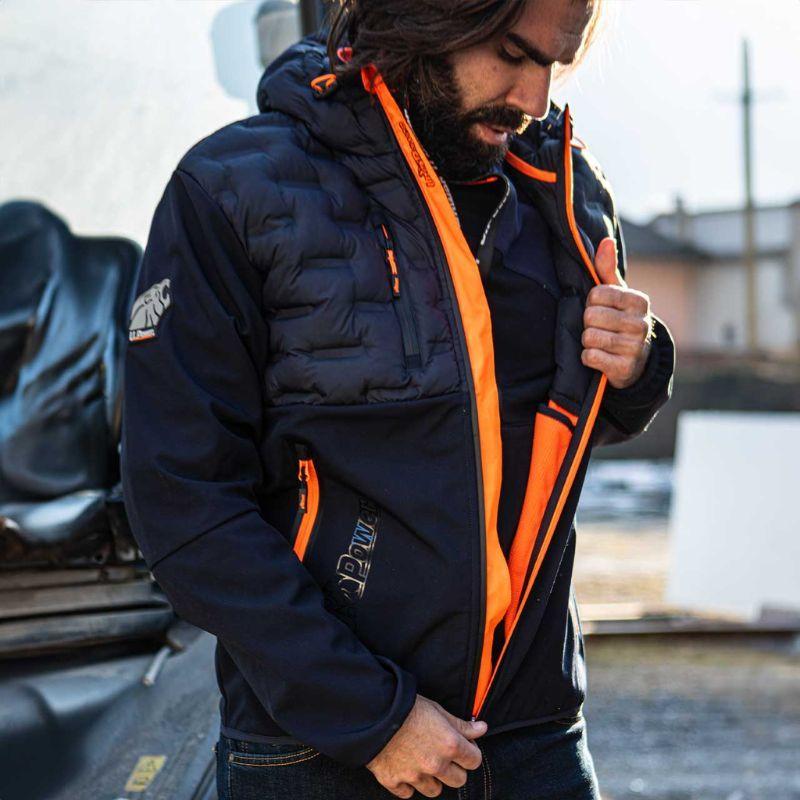 Cazadora SoftShell SPOCK Azul 2