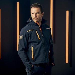 Cazadora SoftShell SPACE Azul