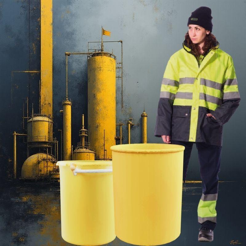 Pantalón azul/amarillo fluor 2