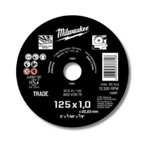 Disco corte metal Contactor 125x1